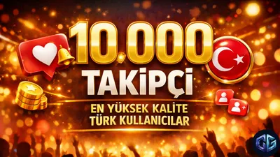 10000 Takipçi Gold