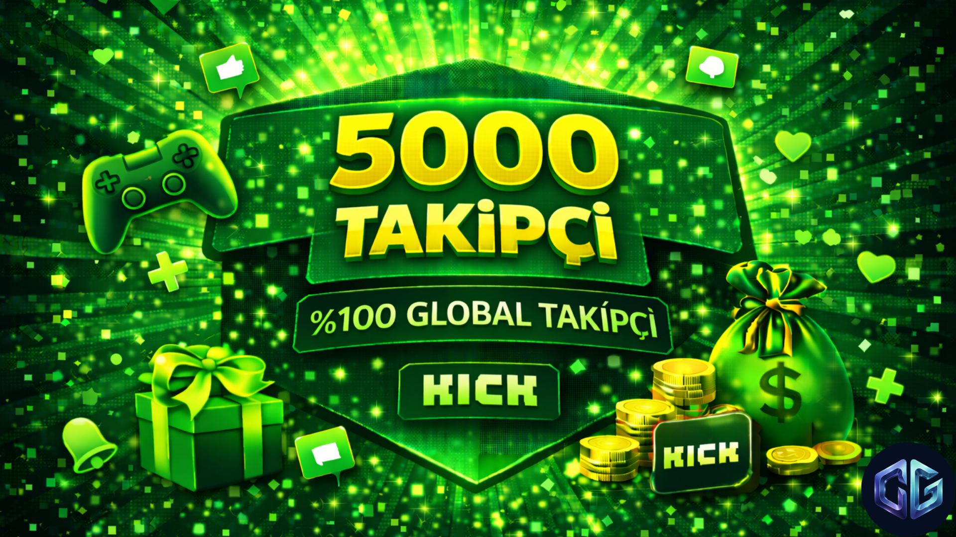 5000 Takipçi Global