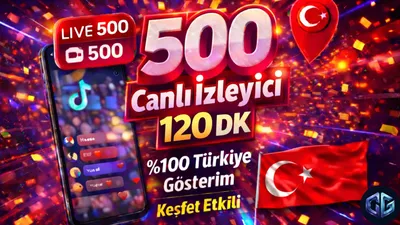 500 Canlı Yayın Seyirci (120dk)